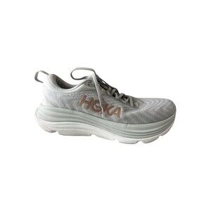 HOKA Gaviota 5 Wide Running Shoes Harbor Mist Rose Gold Women’s US 9D Stability